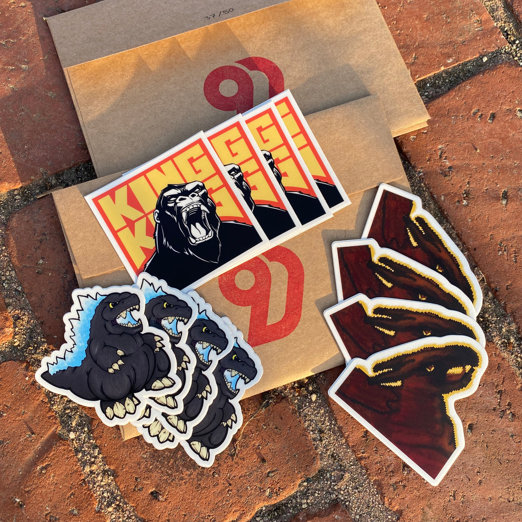 Zilla v Kong - Sticker Pack 1